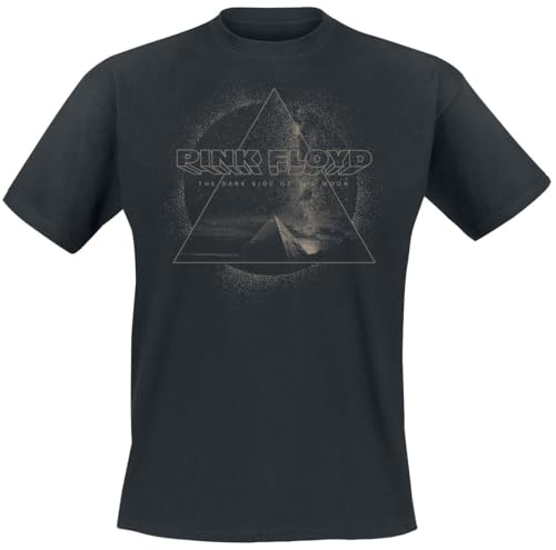 Pink Floyd Pyramid Triangle Männer T-Shirt schwarz XL 100% Baumwolle Band-Merch, Bands von Pink Floyd