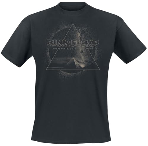 Pink Floyd Pyramid Triangle Männer T-Shirt schwarz XXL 100% Baumwolle Band-Merch, Bands von Pink Floyd