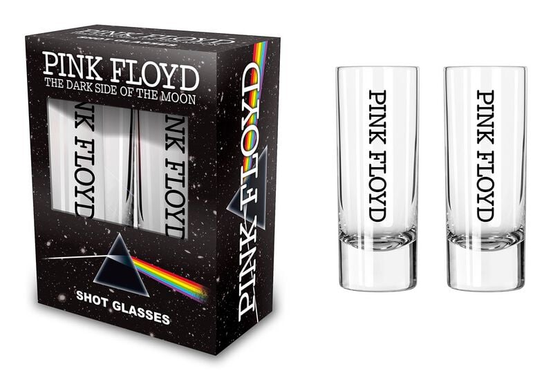 Pink Floyd Schnapsglas-Set - Dark Side Of The Moon - klar  - Lizenziertes Merchandise! von Pink Floyd