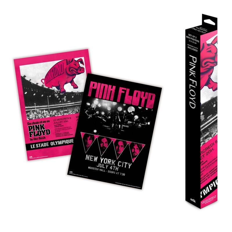 Pink Floyd Set Miniposter Pink Floyd Poster multicolor Pink Floyd Set Miniposter Pink Floyd Poster multicolor von Pink Floyd