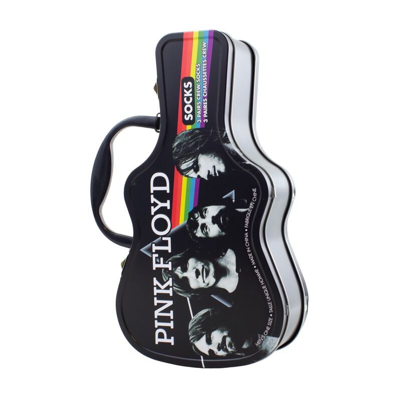 Pink Floyd Socken - Guitar TinBox - EU 40-46 - für Männer - Größe EU 40-46 - multicolor  - Lizenziertes Merchandise! von Pink Floyd