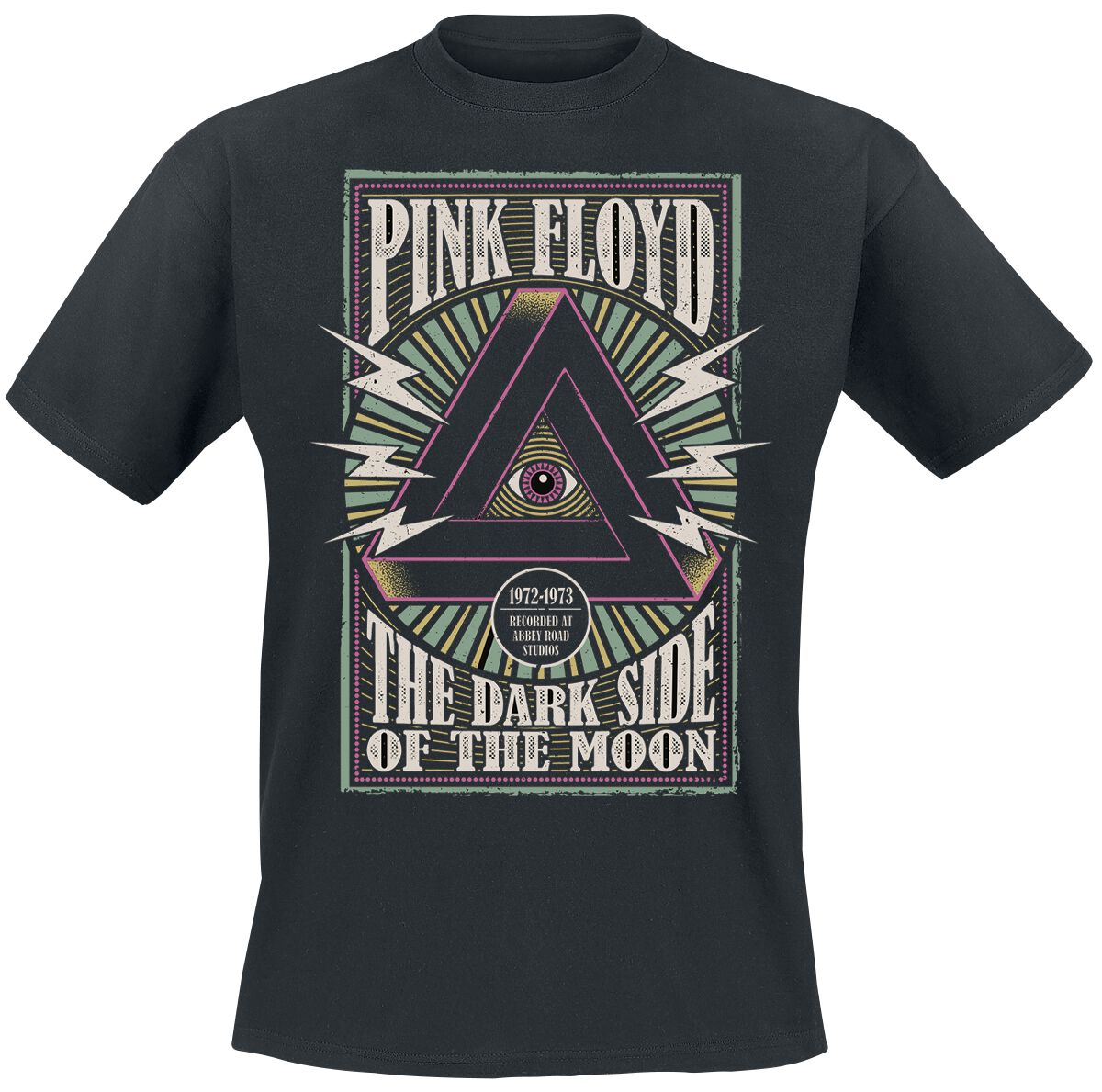 Pink Floyd T-Shirt - Arrow Eye - S bis 3XL - für Männer - Größe M - schwarz  - Lizenziertes Merchandise! von Pink Floyd