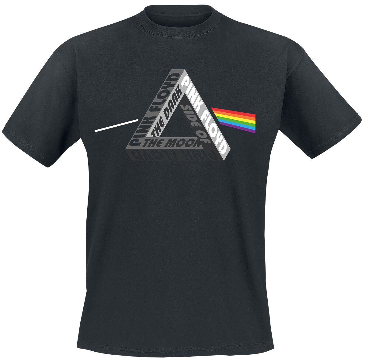 Pink Floyd T-Shirt - Escher - S bis XXL - für Männer - Größe M - schwarz  - Lizenziertes Merchandise! von Pink Floyd