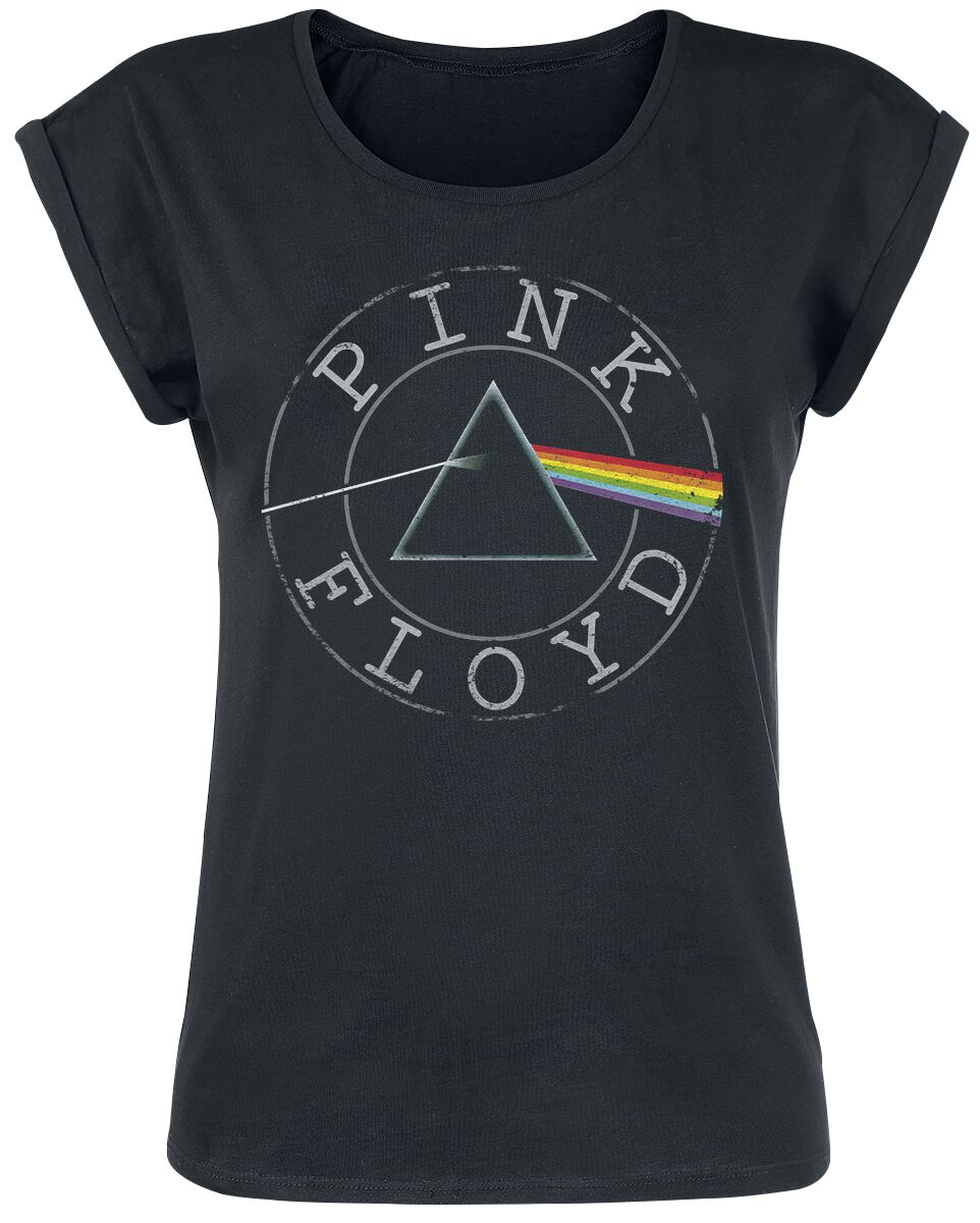 Pink Floyd T-Shirt - Logo Circle - L bis 5XL - für Damen - Größe 4XL - schwarz  - Lizenziertes Merchandise! von Pink Floyd