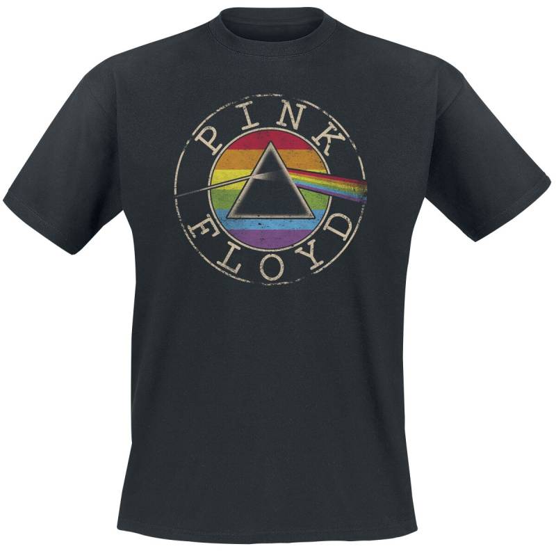 Pink Floyd T-Shirt - Logo Rainbow - M bis 3XL - für Männer - Größe 3XL - schwarz  - Lizenziertes Merchandise! von Pink Floyd