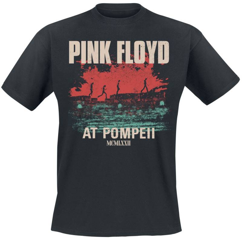 Pink Floyd T-Shirt - Pompeii Album Cover - S bis 3XL - für Männer - Größe XXL - schwarz  - Lizenziertes Merchandise! von Pink Floyd