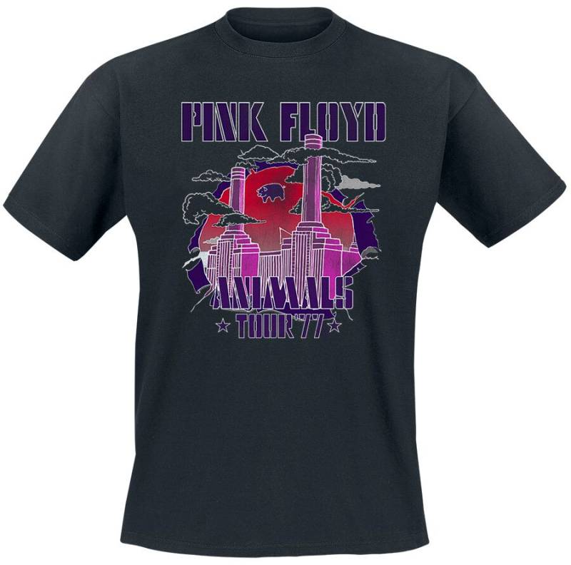 Pink Floyd T-Shirt - Purple Factory - S bis XXL - für Männer - Größe L - schwarz  - Lizenziertes Merchandise! von Pink Floyd