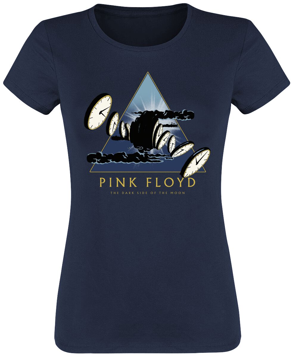 Pink Floyd T-Shirt - The Dark Side Of The Moon 50th Anniversary - L bis XXL - für Damen - Größe XL - navy  - EMP exklusives Merchandise! von Pink Floyd