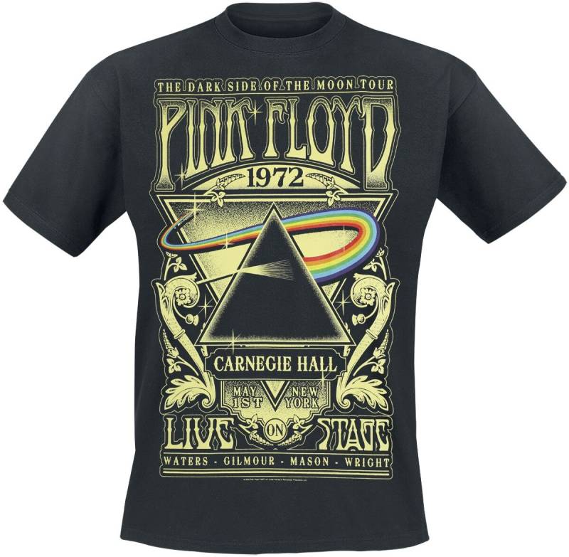 Pink Floyd T-Shirt - The Dark Side Of The Moon - Live On Stage 1972 - Heavyweight - S bis 3XL - für Männer - Größe L - schwarz  - Lizenziertes Pink Floyd T-Shirt - The Dark Side Of The Moon - Live On Stage 1972 - Heavyweight - S bis 3XL - für Männer - Größe L - schwarz  - Lizenziertes von Pink Floyd