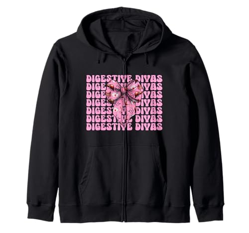 Digestive Divas Gastroenterologie Krankenschwester Endoskopie Krankenschwester Mädchen Kapuzenjacke Digestive Divas Gastroenterologie Krankenschwester Endoskopie Krankenschwester Mädchen Kapuzenjacke von Pink GI Nurse Endoscopy Colonoscopy Coquette Gifts