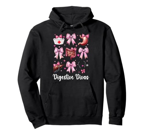 Digestive Divas Gastroenterologie Krankenschwester Endoskopie Krankenschwester Mädchen Pullover Hoodie Digestive Divas Gastroenterologie Krankenschwester Endoskopie Krankenschwester Mädchen Pullover Hoodie von Pink GI Nurse Endoscopy Colonoscopy Coquette Gifts