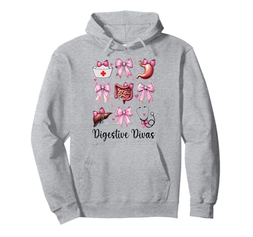 Digestive Divas Gastroenterologie Krankenschwester Endoskopie Krankenschwester Mädchen Pullover Hoodie Digestive Divas Gastroenterologie Krankenschwester Endoskopie Krankenschwester Mädchen Pullover Hoodie von Pink GI Nurse Endoscopy Colonoscopy Coquette Gifts