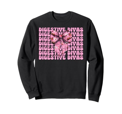 Digestive Divas Gastroenterologie Krankenschwester Endoskopie Krankenschwester Mädchen Sweatshirt Digestive Divas Gastroenterologie Krankenschwester Endoskopie Krankenschwester Mädchen Sweatshirt von Pink GI Nurse Endoscopy Colonoscopy Coquette Gifts