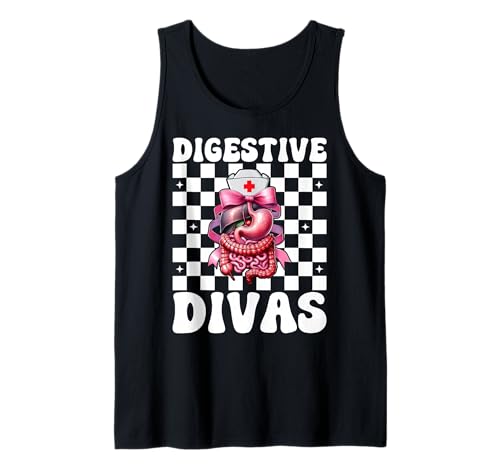 Digestive Divas Gastroenterologie Krankenschwester Endoskopie Krankenschwester Mädchen Tank Top Digestive Divas Gastroenterologie Krankenschwester Endoskopie Krankenschwester Mädchen Tank Top von Pink GI Nurse Endoscopy Colonoscopy Coquette Gifts