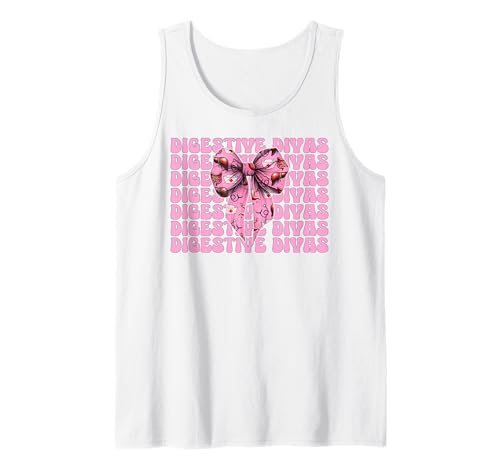 Digestive Divas Gastroenterologie Krankenschwester Endoskopie Krankenschwester Mädchen Tank Top Digestive Divas Gastroenterologie Krankenschwester Endoskopie Krankenschwester Mädchen Tank Top von Pink GI Nurse Endoscopy Colonoscopy Coquette Gifts