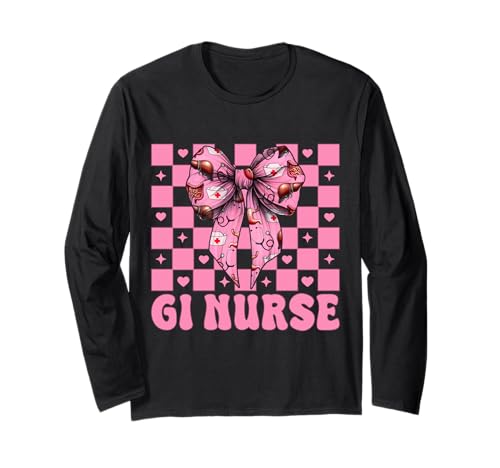 GI Krankenschwester Gastroenterologie Krankenschwester Endoskopie Krankenschwester Mädchen Mama Langarmshirt GI Krankenschwester Gastroenterologie Krankenschwester Endoskopie Krankenschwester Mädchen Mama Langarmshirt von Pink GI Nurse Endoscopy Colonoscopy Coquette Gifts