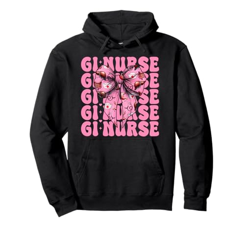 GI Krankenschwester Gastroenterologie Krankenschwester Endoskopie Krankenschwester Mädchen Mama Pullover Hoodie von Pink GI Nurse Endoscopy Colonoscopy Coquette Gifts
