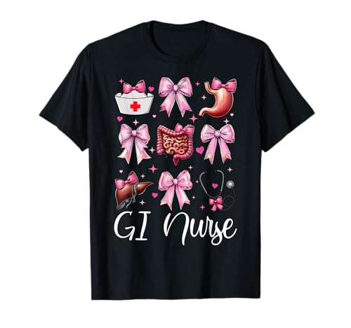 GI Krankenschwester Gastroenterologie Krankenschwester Endoskopie Krankenschwester Mädchen Mama T-Shirt GI Krankenschwester Gastroenterologie Krankenschwester Endoskopie Krankenschwester Mädchen Mama T-Shirt von Pink GI Nurse Endoscopy Colonoscopy Coquette Gifts