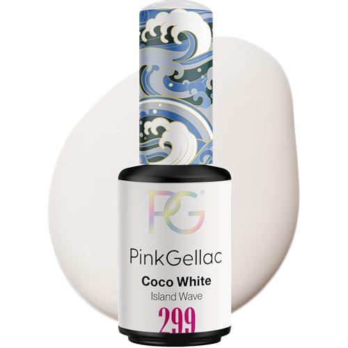Pink Gellac Gel Nagellack UV - 299 Coco White 8 ml - Gelnagellack für UV Lampe - Weiß - Einfache Anwendung Nail Polish für 14 Tage Salonqualität - Veganer Gellack Made in Holland Pink Gellac Gel Nagellack UV - 299 Coco White 8 ml - Gelnagellack für UV Lampe - Weiß - Einfache Anwendung Nail Polish für 14 Tage Salonqualität - Veganer Gellack Made in Holland von Pink Gellac