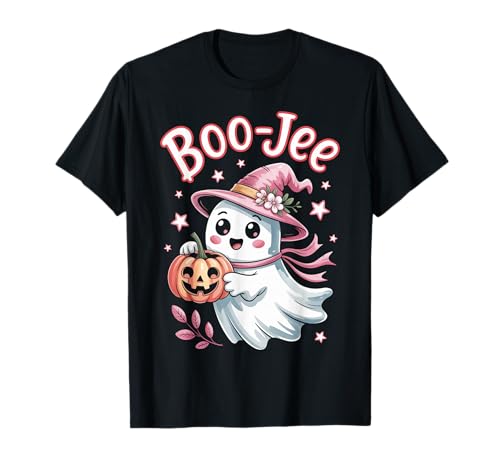 Rosa Halloween-Geisterhexe, Kürbis, Boo Boo-JEE, Bougie, für Mädchen T-Shirt Rosa Halloween-Geisterhexe, Kürbis, Boo Boo-JEE, Bougie, für Mädchen T-Shirt von Pink Halloween Shirts NYC