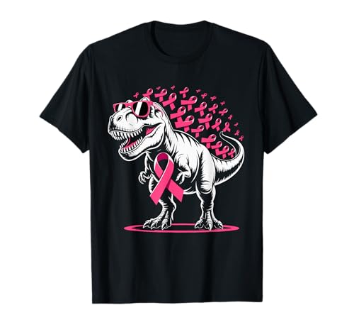 Pink Ribbon T Rex Kinder Brustkrebs-Bewusstsein Jungen Kleinkind T-Shirt Pink Ribbon T Rex Kinder Brustkrebs-Bewusstsein Jungen Kleinkind T-Shirt von Pink Ribbon Breast Cancer Awareness Kids Men Women