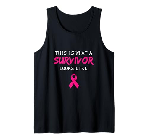 Krebs Survivor Frauen Geschenkidee Brustkrebs Bewusstsein Tank Top von Pink Ribbon Gift Breast Cancer Awareness