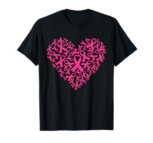 Breast Cancer Awareness Women Cancer Heart Pink Ribbon T-Shirt von Pink Ribbon Heart Women's Apparel Awareness