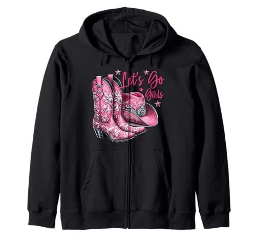 Lets Go Girls Pinke Western Stiefel Cowboyhut Frauenpower Kapuzenjacke Lets Go Girls Pinke Western Stiefel Cowboyhut Frauenpower Kapuzenjacke von Pink Western Country Stiefel Designs & Geschenke