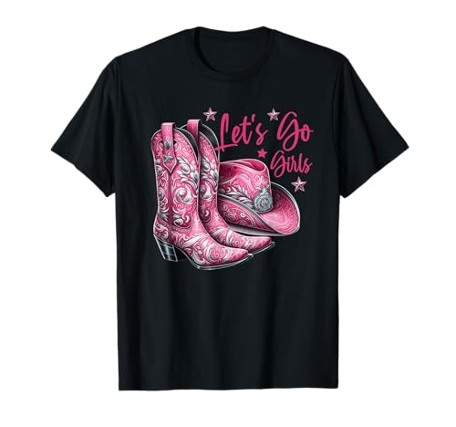 Lets Go Girls Pinke Western Stiefel Cowboyhut Frauenpower T-Shirt Lets Go Girls Pinke Western Stiefel Cowboyhut Frauenpower T-Shirt von Pink Western Country Stiefel Designs & Geschenke