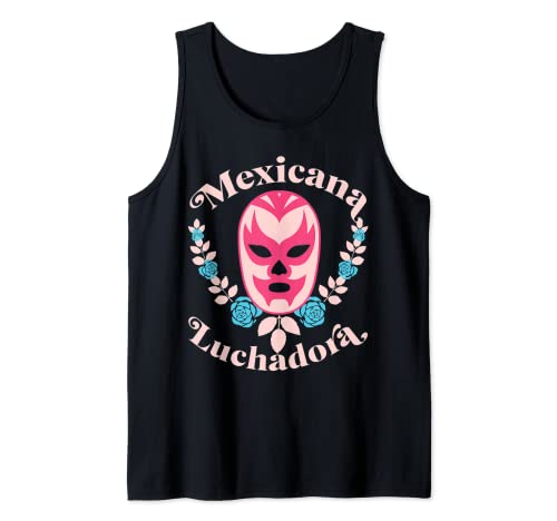 Pink Wrestling Maske Mexicana Luchadora - Lucha Libre Women Tank Top von Pink Wrestling Mask Mexicana Luchadora