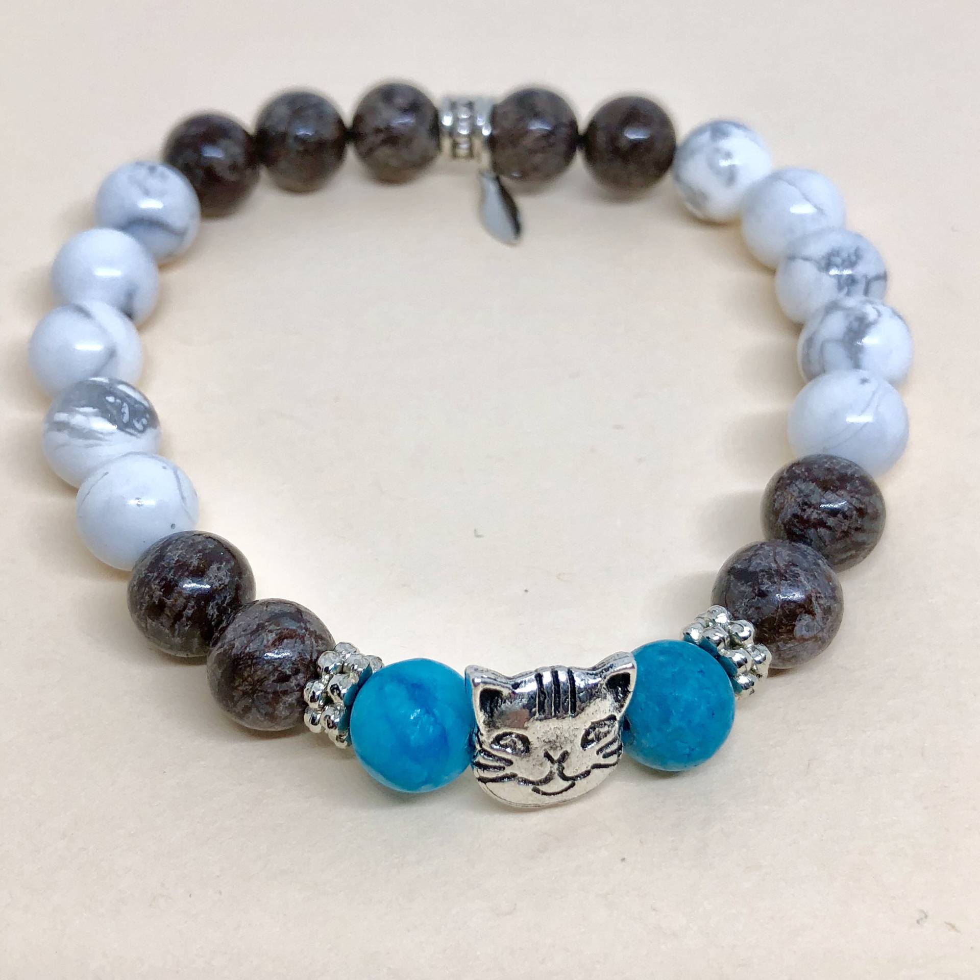 Edelstein Perlen Armband, Pet-Memorial-Schmuck, Katze Erinnerung Schmuck, Farbe Schmuck Edelstein Perlen Armband, Pet-Memorial-Schmuck, Katze Erinnerung Schmuck, Farbe Schmuck von PinkFeatherMoon