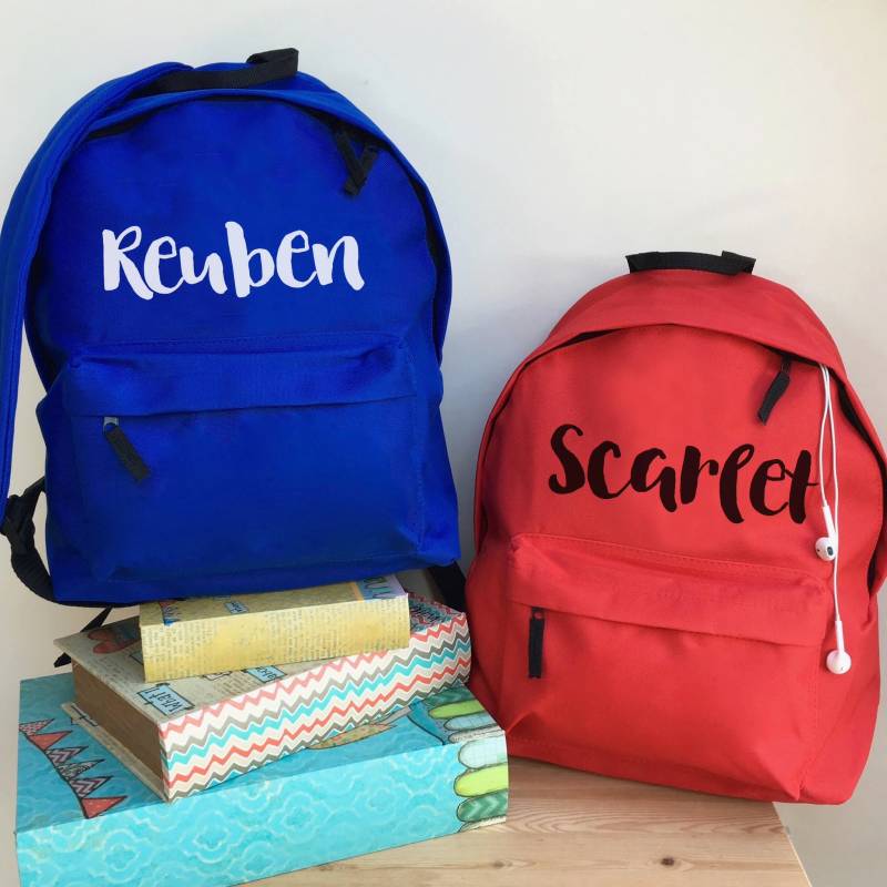 Personalisierter Name Rucksack Mit Einem Namen Kinder Kindergarten Gym Schüler von PinkPineappleEngland