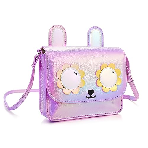 PinkSheep Einhorn Geldbörse Mädchen Geldbörse Kleinkind Geldbörse Kinder Geldbörse Mädchen Geldbörse für kleine Mädchen Kinder Geldbörse Umhängetasche für Mädchen Mädchen Mädchen Mode, Bunny3, Small von PinkSheep