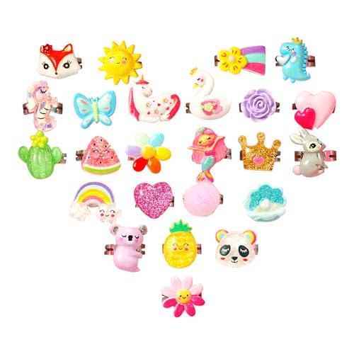 PinkSheep Mädchen Ringe in Geschenkbox - Verstellbare Schmuck und Dress-up Ringe für Kinder, 24 Stück - Mädchen-Geschenk-Schmuck Schachtel von PinkSheep