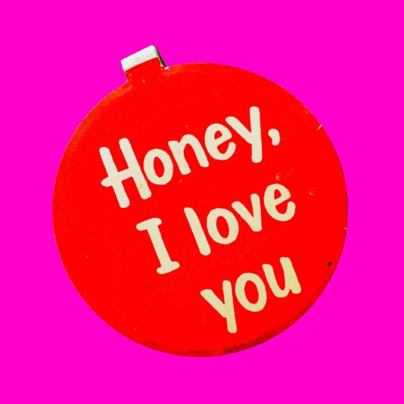Sioux Honey Association I Love You Kitschiger Pinback Button Vintage 1980Er Jahre Tab Back Blechabzeichen von PinkSkullCA