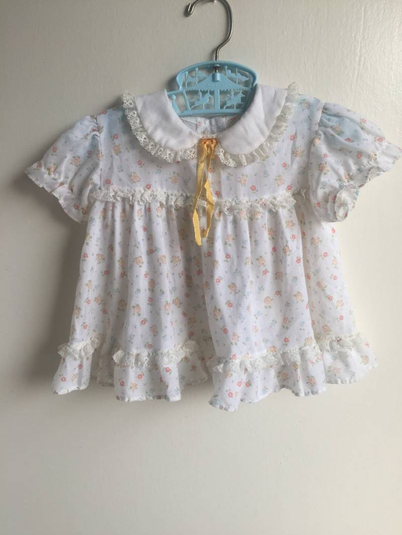 Vintage Kleinkindzeit Jc Penny Blume Kleid Gr. 6-12 M von Pinkbedazzler