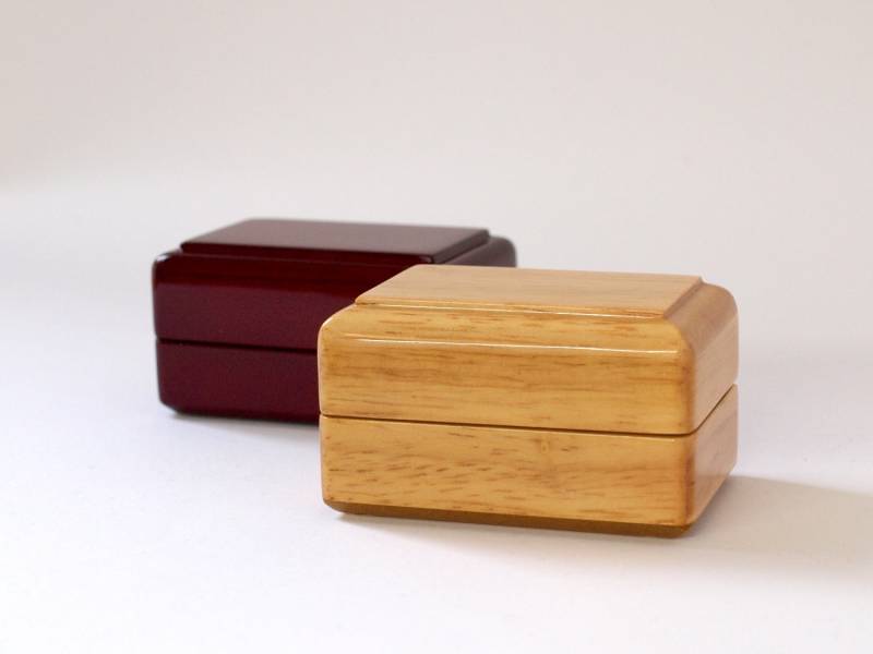 Schöne Holz Ring Box Eheringe, Naturholz Oder Palisander Box, Doppel Holz, Manschettenknopf Ehering Halter von Pinkburlesque