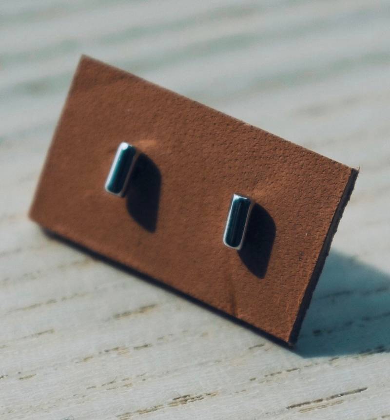 Sterling Silber Stick Ohrstecker Minimalist Bar Ohrstecker von Pinkdada