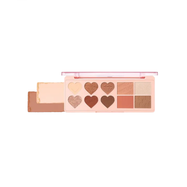 Pinkflash - Multi Face Palette - 1.0g*6 + 1.8g*4 - 3 Caramel Toffee von Pinkflash
