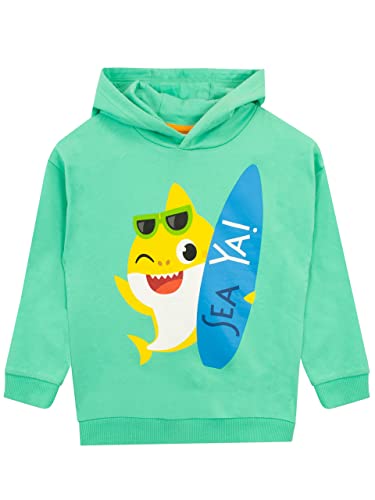 Pinkfong Jungen Kapuzenpullover Baby Shark Grün 104 von Pinkfong