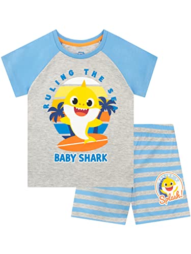 Pinkfong Jungen Schlafanzug kurz Baby Shark Mehrfarbig 116 von Pinkfong