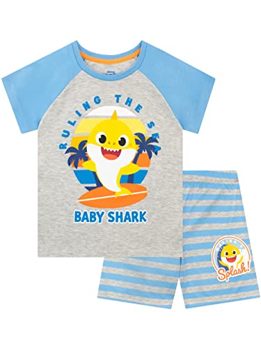 Pinkfong Jungen Schlafanzug kurz Baby Shark Mehrfarbig 86 von Pinkfong