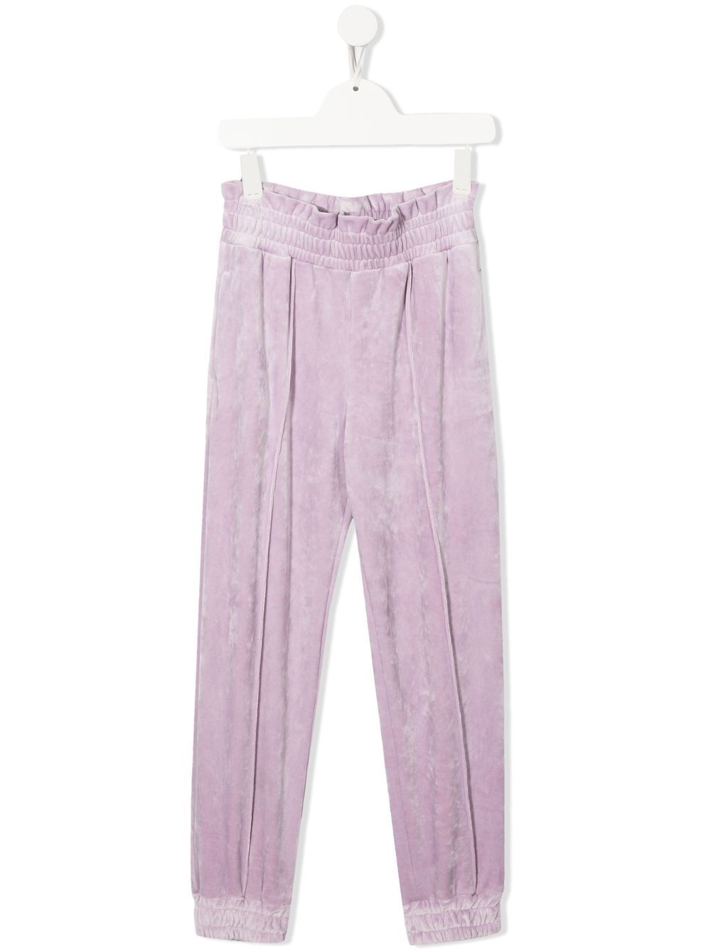 Pinko Kids Jogginghose aus Velours - Violett von Pinko Kids