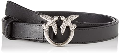 CINTURE Donna PINKO LOVE BERRY H2 100143 A0F1 Z99O BLACK/SILVER von Pinko