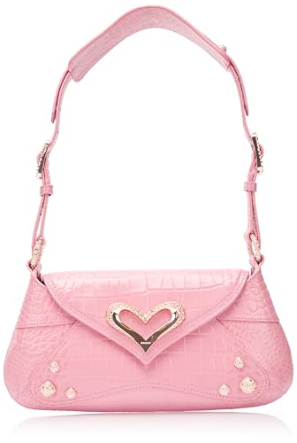 Pinko Damen 520 Shoulder Classic Leather St. Glossy Coconut Bag 31W, P31b_pink Marino Block Color, 31 von Pinko