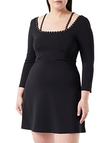 Pinko Damen ACCANITO Abito Punto STOFFA SC Casual Dress, Z99_Nero Limousine, 38 von Pinko
