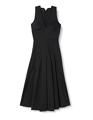 Pinko Damen Adorated Popeline Lässiges Kleid, Z99_Schwarz Limousine, 40 von Pinko