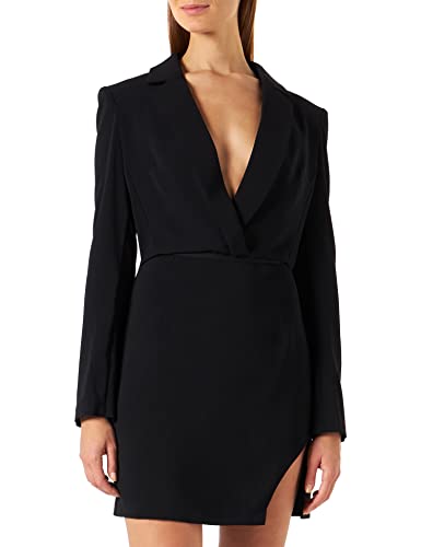 Pinko Damen Alejandra Stretchkleid aus Crêpe Cocktailkleid, Z99_Black Limousine, 34 von Pinko