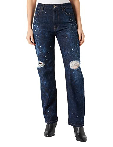 Pinko Damen Barbra 4 Boy PJ839 Denim SPOTT Jeans, F92_BLU-Giacca Marinara, 26 von Pinko