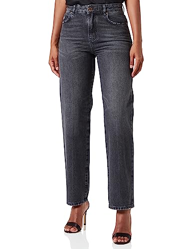 Pinko Damen Barbra Boyfriend Denim Black Jeans, PJY_LAVAGGIO Vintage Grigio Scuro, von Pinko